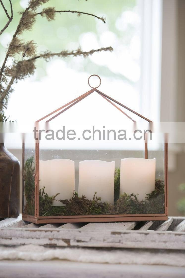Glass Candle Display Candleholder For Home Decoration