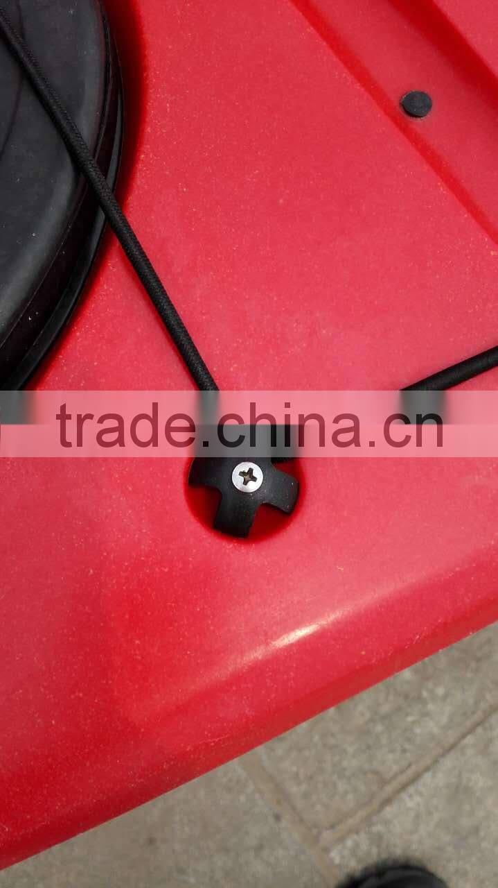 Durable in use plastic kayak fitting