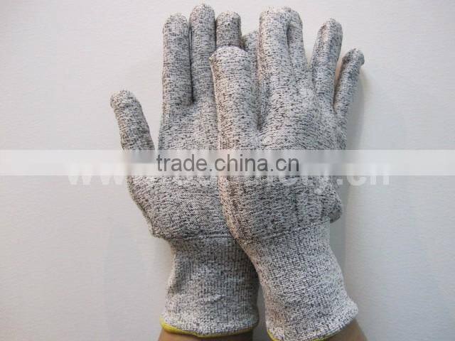 DDSAFETY Gray Acrylic fiber Cut Resistance Working Gloves