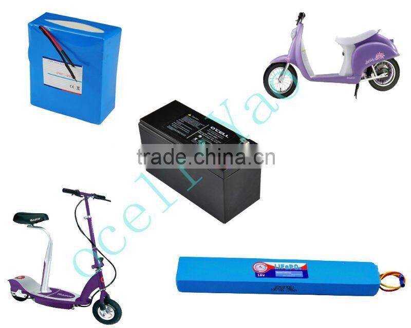Li-ion 12V 24V lithium battery for scooter