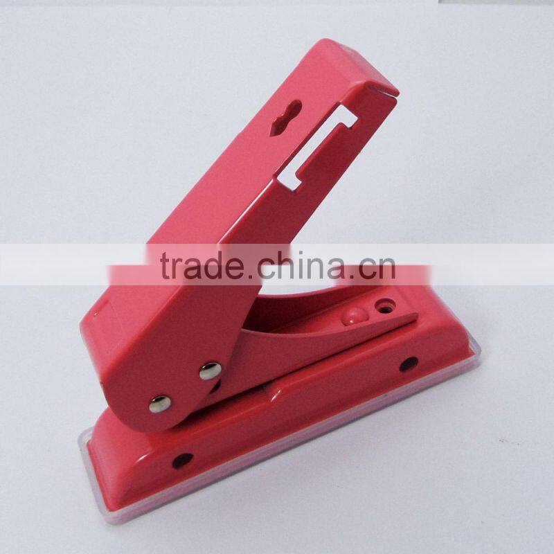 2015 high quality metal a4 adjustable 4 hole punch