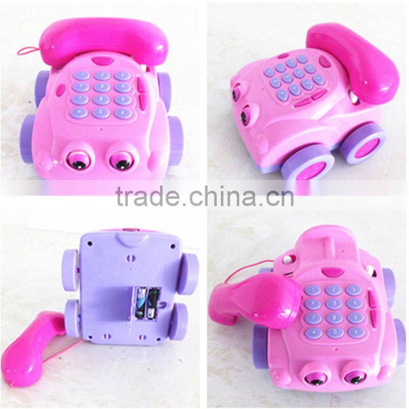 talking mobile phone toy car,toy musical instrumental phone for kids cheap car talking phone from ICTI manufacturer