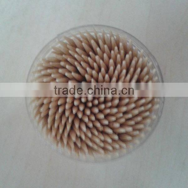 High quality plastic tube packing bamboo toothpick