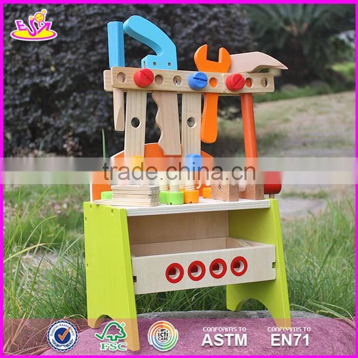 2017 Hot sale educational wooden diy toy for kids W03D030-S
