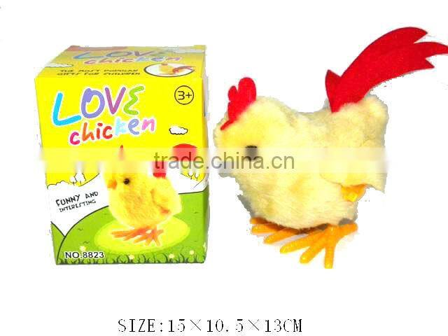 new design plush stuffed promotional chicken soft toy with EN71
