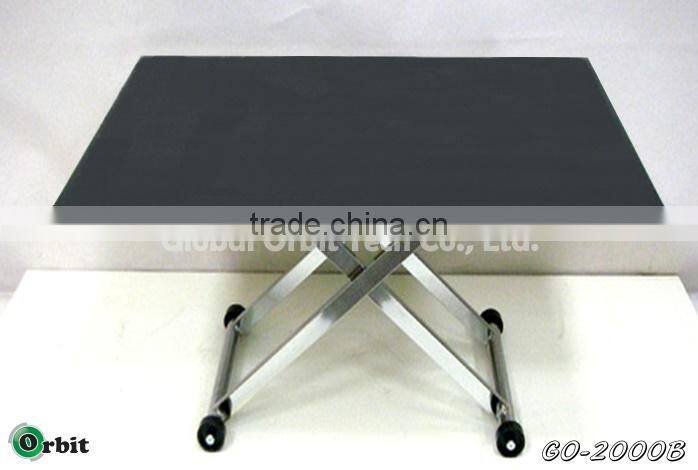 Modern designs metal center table, stainless steel folding dining table