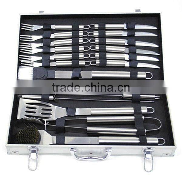 BQ-0063 / 24 pcs hollow handle camp bbq
