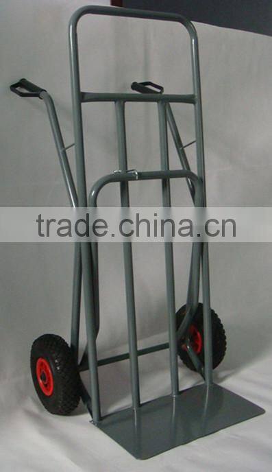 folding base plate sack hand truck hand trolley cart with handles HT18222