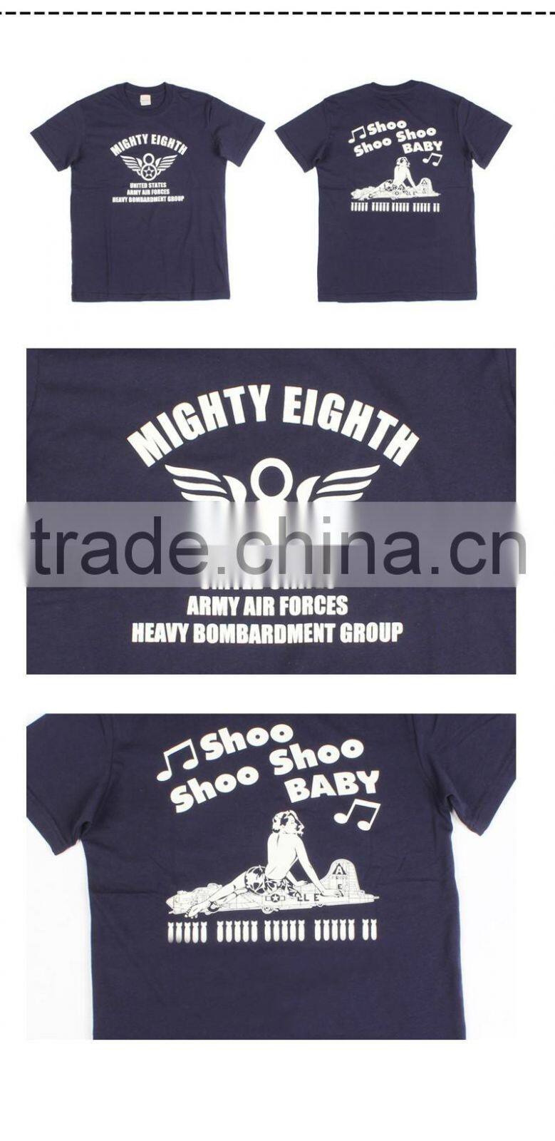 Colorful Men Customized Logo Loose style Summer T-shirt