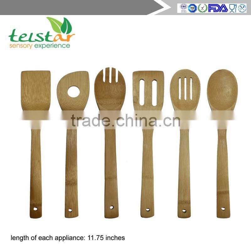7-piece Bamboo cutlery sets( 6 Utensils Plus Holder ) in a Gift Box