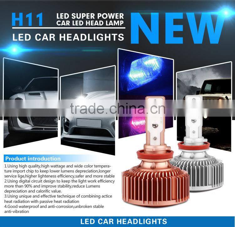 new car accessories product Auto H11 LED Head Light Lamp for all car