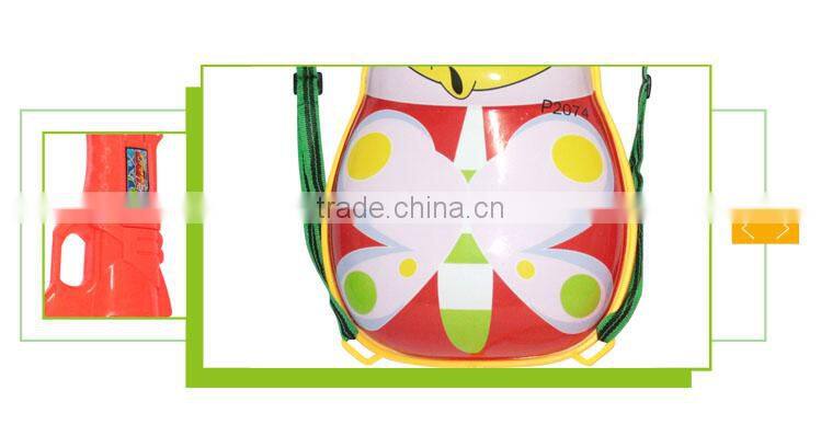 Most popular outdoor game plastic backpack water toy gun parts