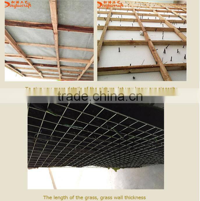 Wholesale artificial plastic green wall plants with garden vertical system green wall hanging artificial flowers for decoration