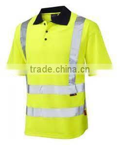 hi vis polo shirt short sleeve polo shirt reflective t-shirt