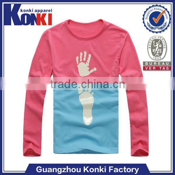 Custom two color fashion long sleeve compression shirt