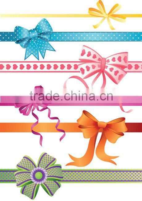 High quality woven edge double polyester satin ribbon