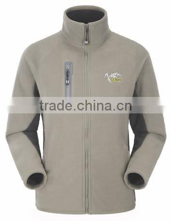 Factory OEM Men's Polar fleece jacket winter Warm jacket 100%polyester 350g Men coat