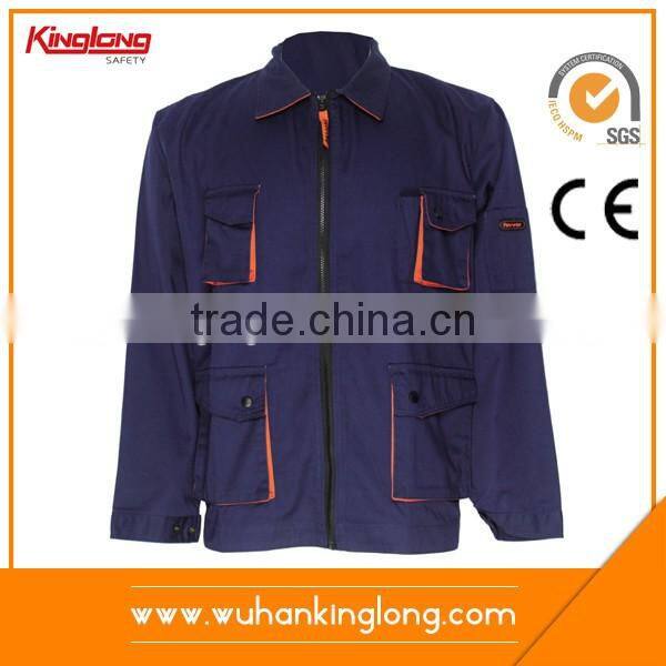 Man's workwear fire resistant cotton jacket safety coat