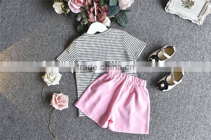 SS-968G top quality kids clothing sets organic cotton kid clothing boutique kids clothes set