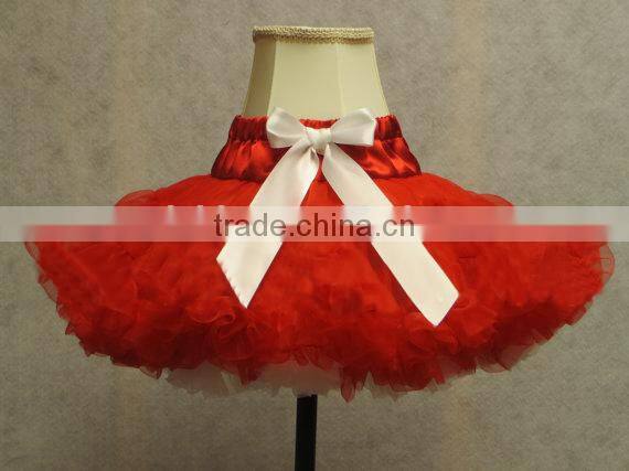 Christmas Baby Party TuTu Skirts Girls Puffy Tulle Pettiskirts