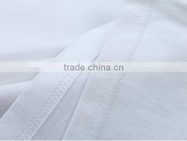 Top Quality Start Design Wholesale White 100% Cotton T Shirts For Men