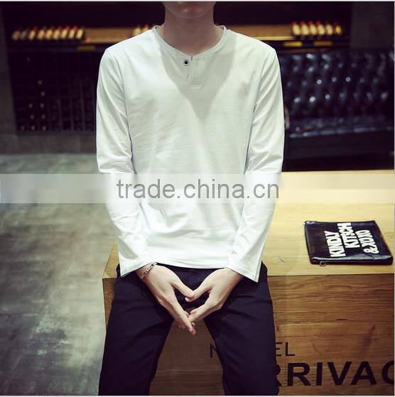 2016 New Design China Factory Long-Sleeved T-shirt Man Clothes The Best Price