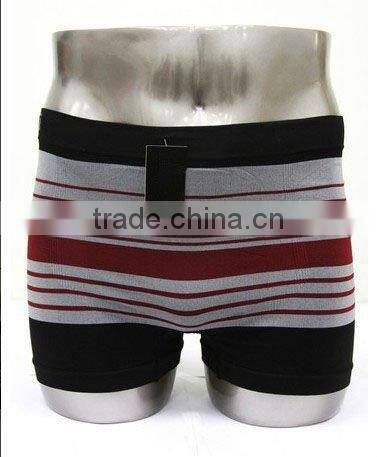 Wholesale men underwear multi strips seamless boxer brief