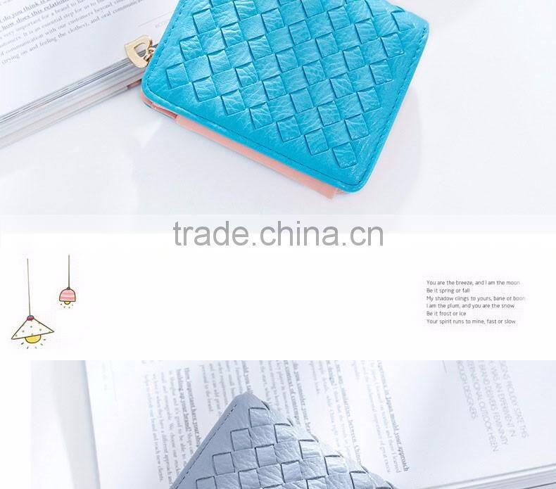 Hot sale!! Newest PU Leather Small Purse Ladies Pocket Mini Wallet Lady Wallet
