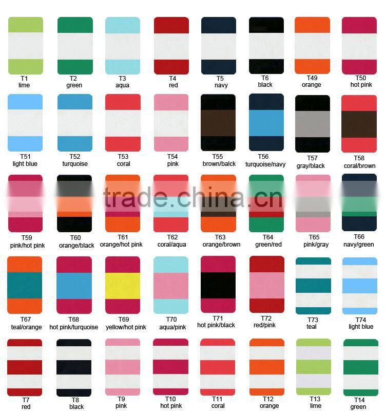 100% cotton knit strip fabric single ruffle capri pants