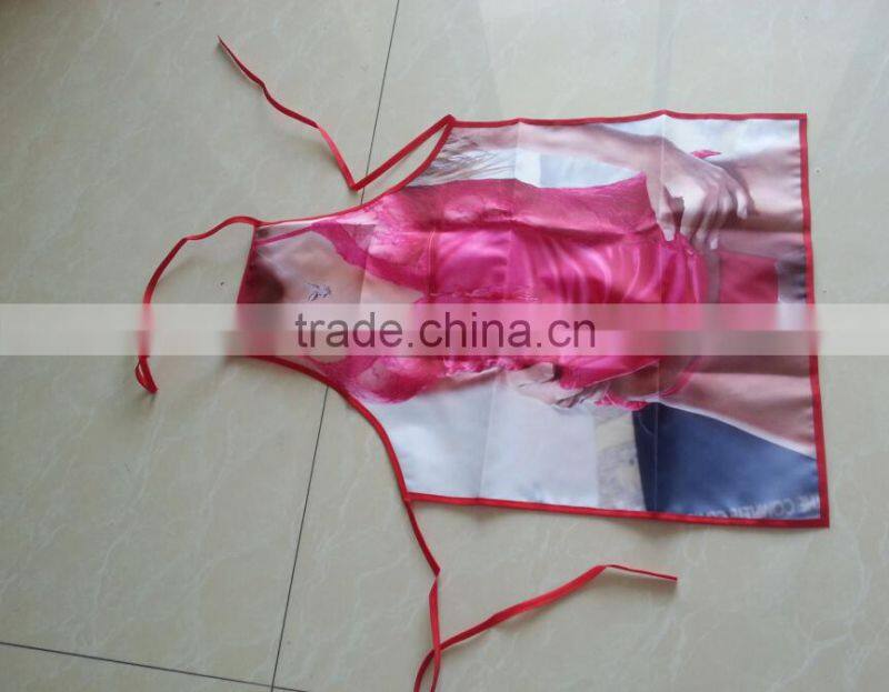 printed polyester apron