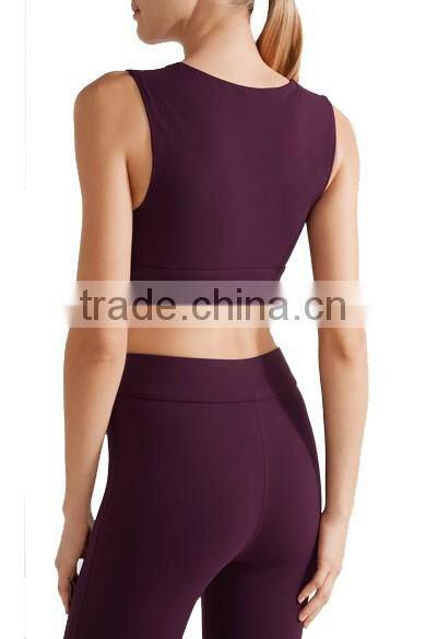 Wholesale Women sports bra yoga seamless running wear Athletic Training/jogging Suit