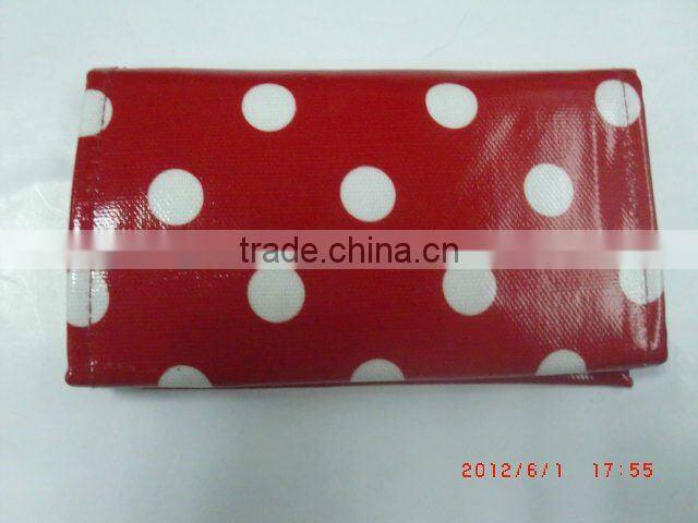 red polka dot sewing kit