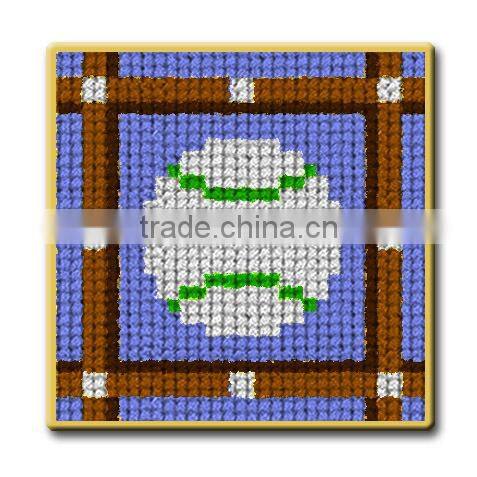 LATCH HOOK TUG CUP MAT(DIY) cup013-01