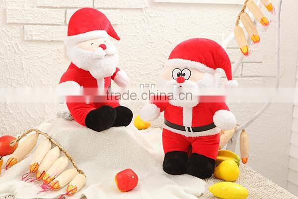 Customized good quality Various santa Claus soft toys