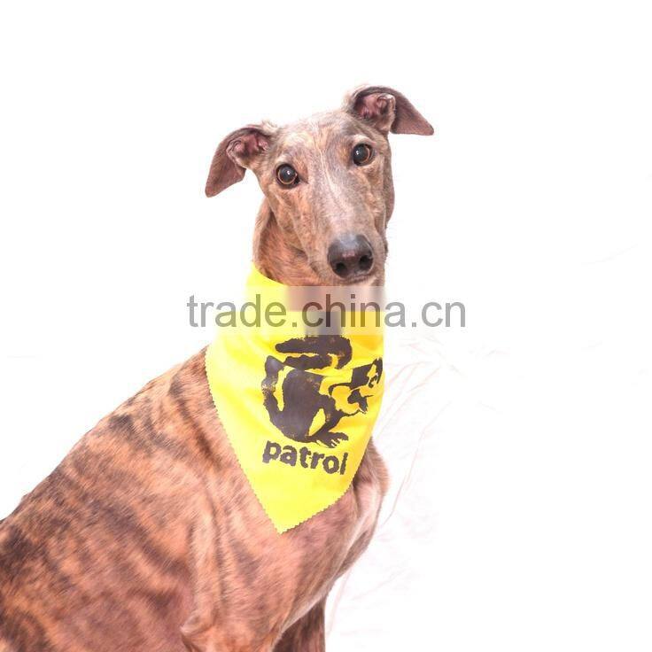 Wholsale custom cotton triangle dog bandanas