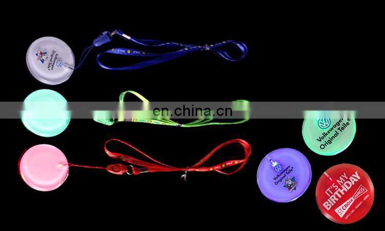 Popular Wholesale Festival Items Led Magnetic Brooch Scarf Pin