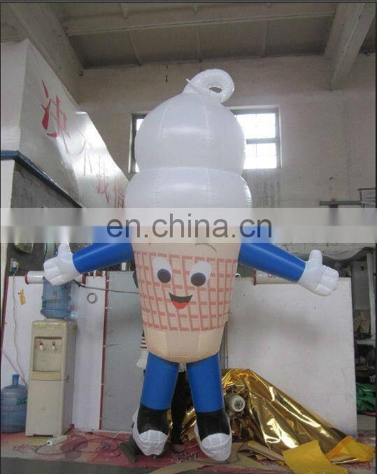 Ice-cream inflatable movable cartoon