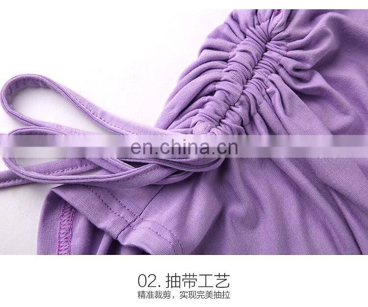 T-5115 Modal summer short sleeve practice belly dance costume