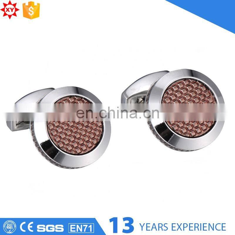 Customized baking finish metal cufflinks
