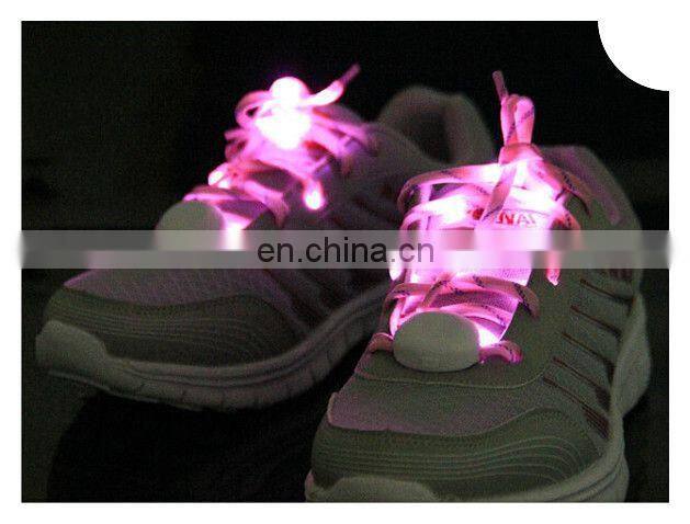 Wisdom Victory 2015 Flashing Nylon LED Shoelaces Light Up Glow Waterproof Shoestring for Disco Party