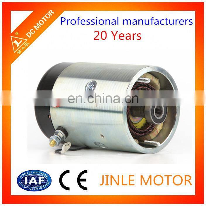 24v hydraulic dc brush motor for hydraulic power unit