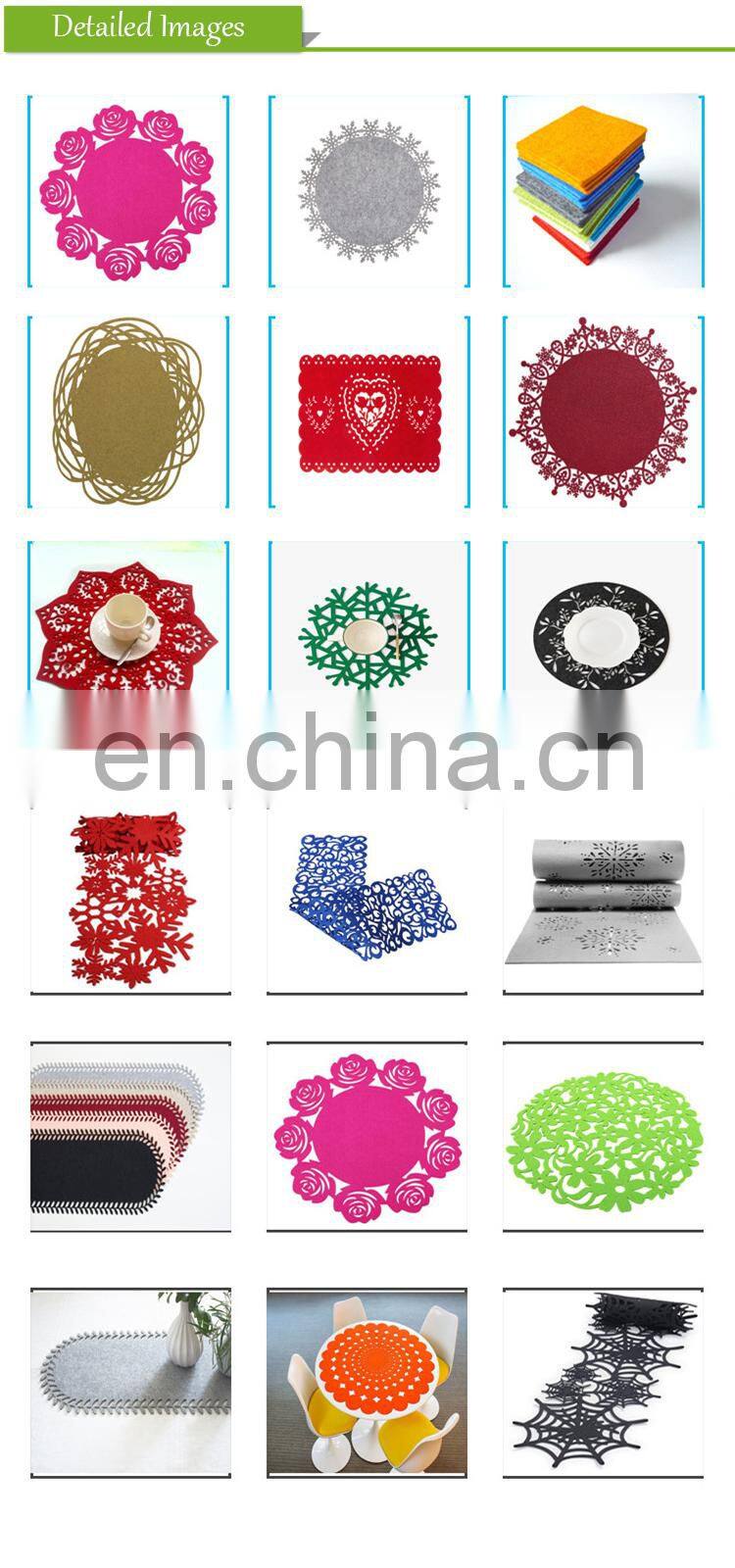 10pcs a set round felt cup coaster
