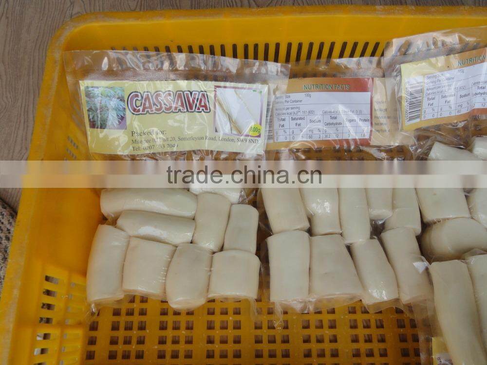 Vietnam Good Price frozen Peeled Cassava/ frozen tapioca