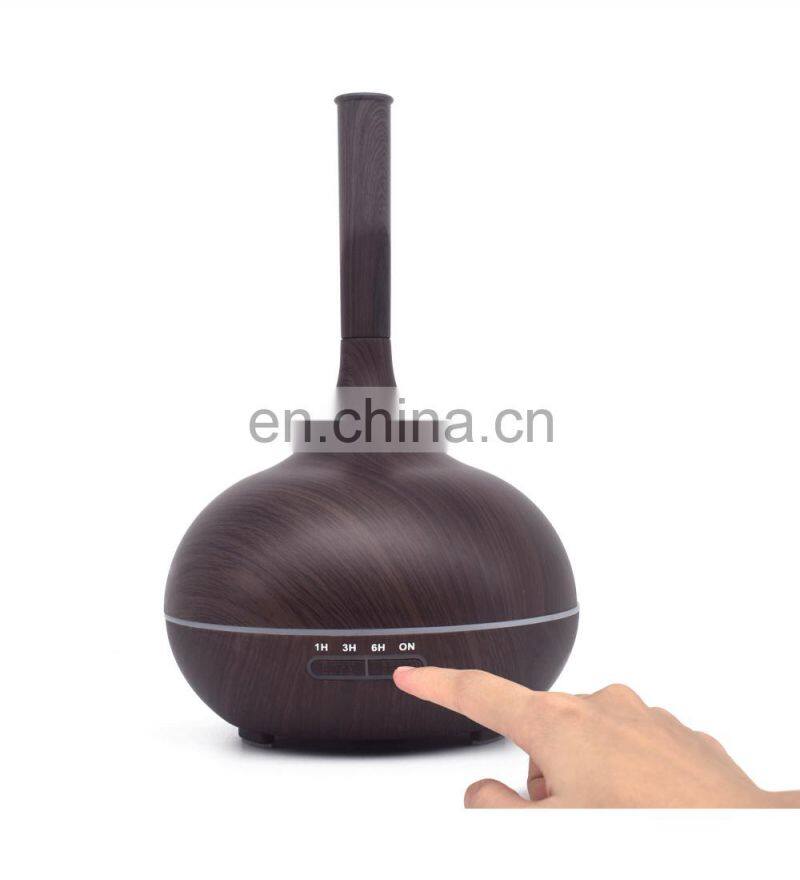 Hot Selling Ultrasonic Aroma Diffuser Wood Grain Essential Oil Diffuser For Office