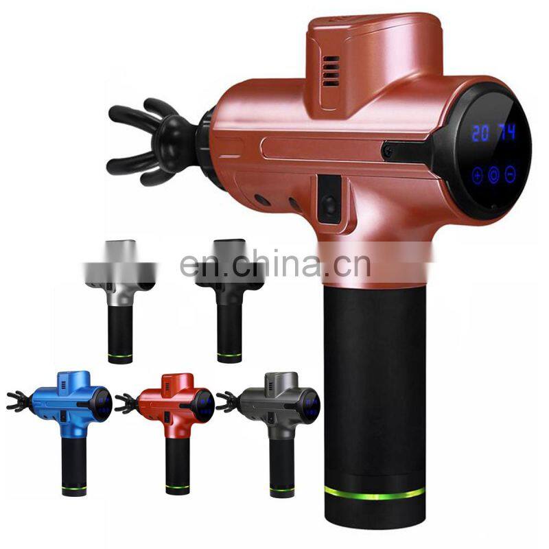 Electrical Rechargeable Muscle Tissue Heating Function Massage Gun