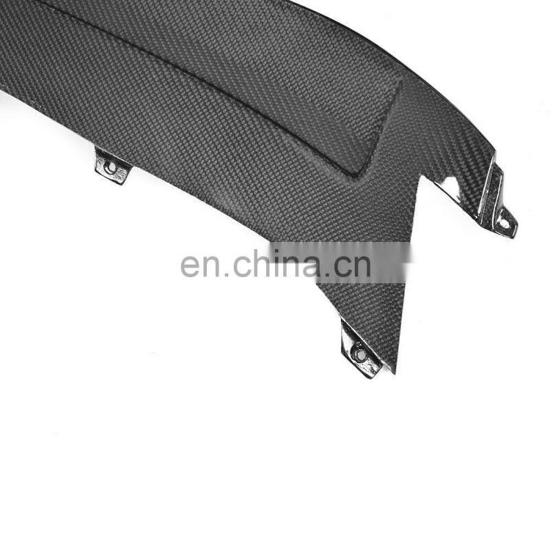 Carbon Fiber Front Valance Lip with Canards for Mercedes Benz W176 A250 A45 AMG Style 2013-2018