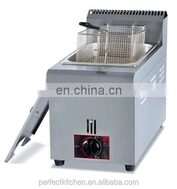 Industrial Kitchen LPG Gas Double Tanks double baskets Deep Fryer