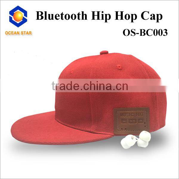 fashion Bluetooth flat brim snapback caps