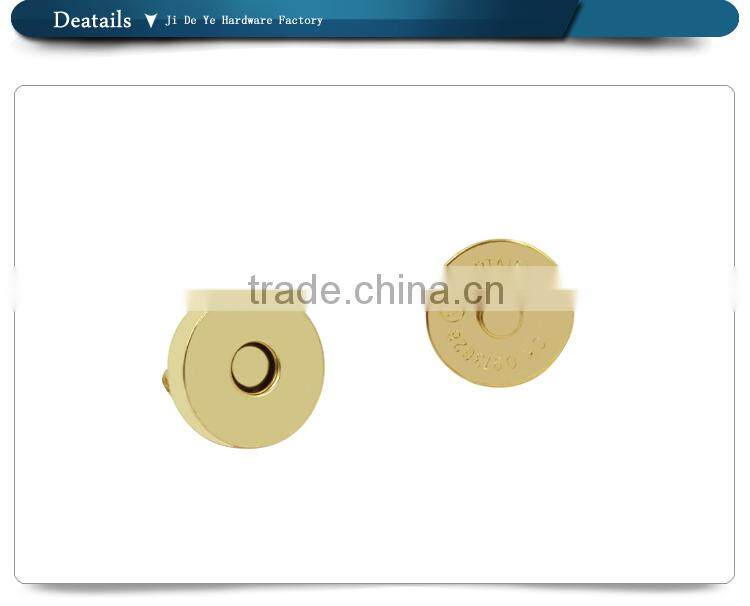 High Quality Handbag Magnetic Button Snap