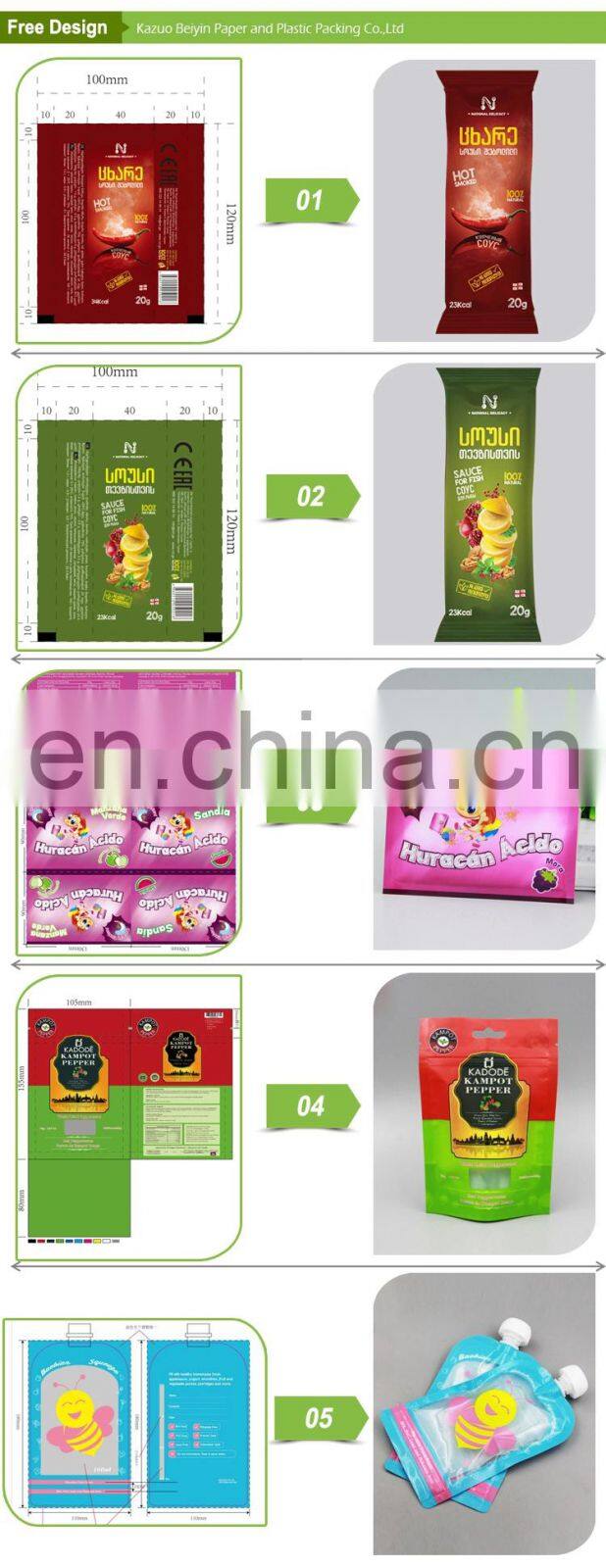 Silver mylar bag custom stand up pouch for tea ,coffee , snack